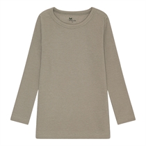 BIRKHOLM Rib Bluse Skygge Grøn